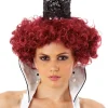 Allaura Wigs and Hair Queen Of Hearts Burgundy Wig> Horror Movies