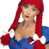 Smiffys Rag Doll Pigtails With Bows Wig> Halloween Accessories