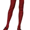 Leg Avenue Red And Black Striped Thigh High Stockings> Halloween Accessories