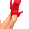 Leg Avenue Red Mini Cropped Satin Gloves> Devils &Amp; Angels