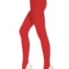 Music Legs Red Opaque Tights> Halloween Hosiery
