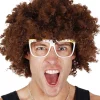 Tomfoolery Redfoo Curly Brown Wig> Halloween Wigs