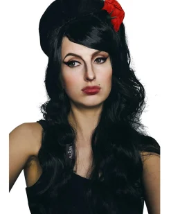 Allaura Wigs and Hair Rehab Beehive Deluxe Black Wig><noscript><img width=