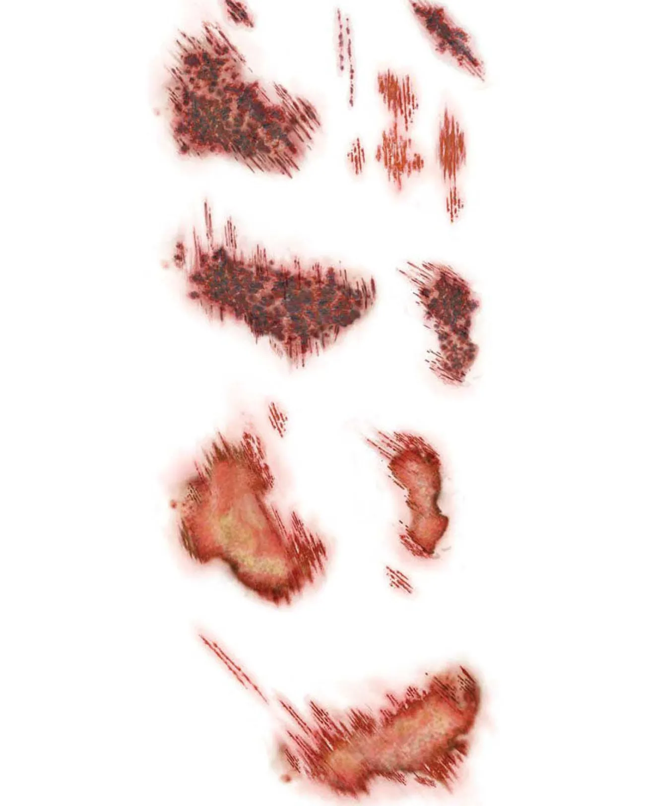 Tinsley Transfers Road Rash Fx Temporary Tattoos> Halloween Accessories