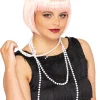 * 1920S Flapper Deluxe Pastel Pink Bob Wig> Halloween Wigs