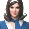 Costume Culture by Franco 60S Flip Brown Wig With Headband> Halloween Wigs