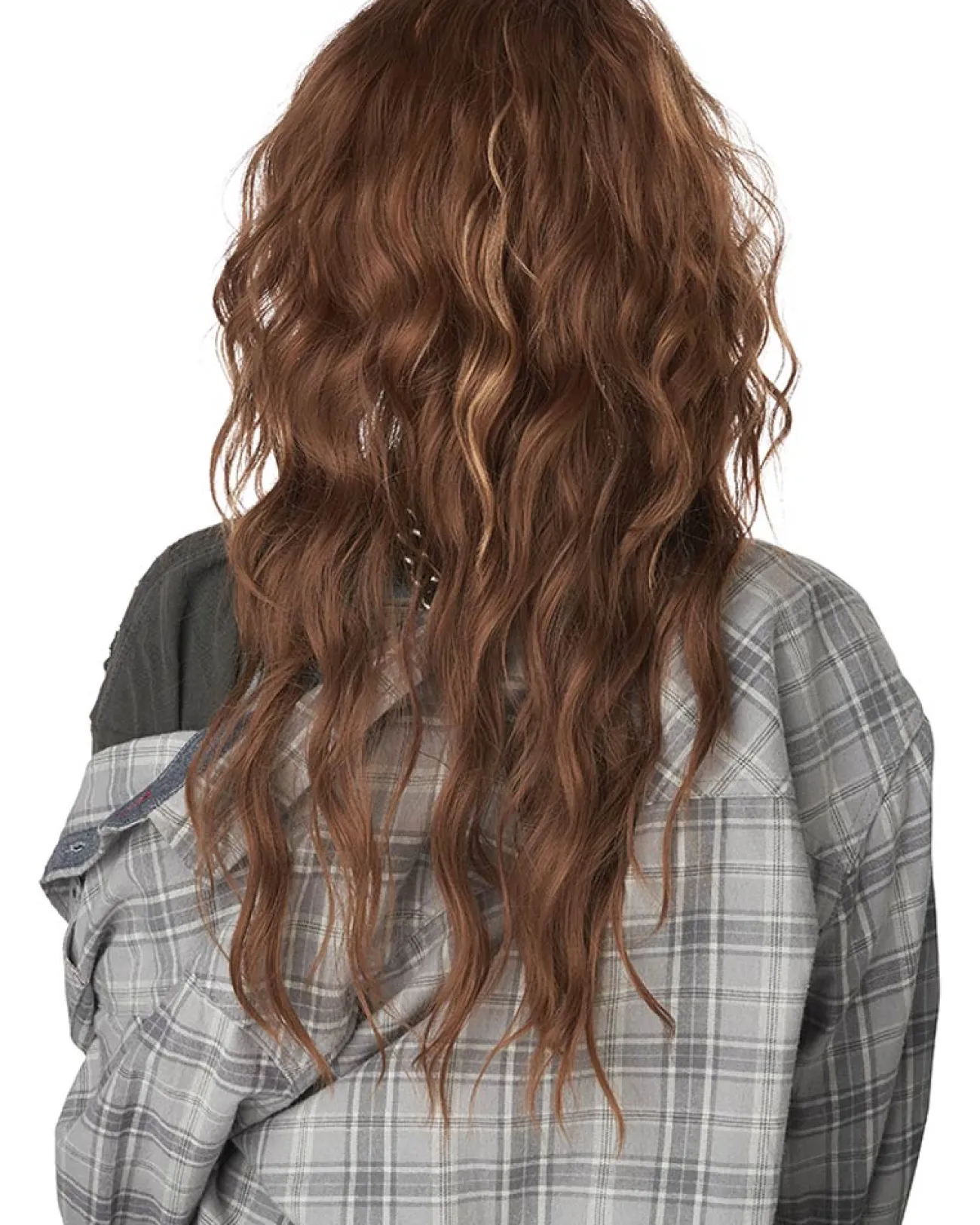 California Costumes 90S Grunge Rocker Long Brown Wig> Halloween Wigs