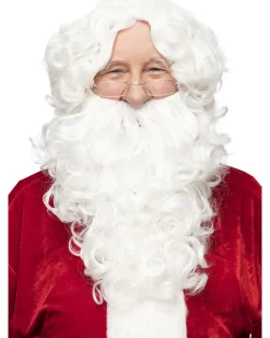 * Santa Deluxe Wig And Beard Set></noscript> Halloween Wigs