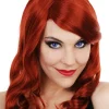Tomfoolery Scarlett Red Wig> Halloween Accessories