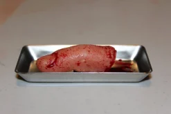 ForensicFX Studios Severed Finger Prop On Medical Metal Tray><noscript><img width=
