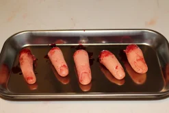 ForensicFX Studios Severed Fingers On Medical Tray Display><noscript><img width=