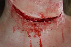 ForensicFX Studios Simple Slit Throat Prosthetic> Halloween Accessories