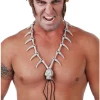 Tomfoolery Skull And Teeth Necklace> Halloween Accessories