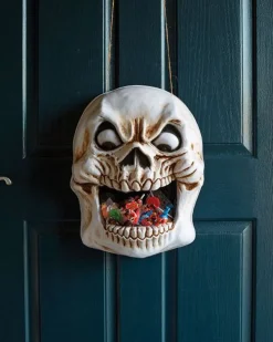 Fun World Skull Candy Dispenser Door Decoration 46Cm> Scary Skeletons