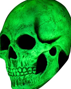 Ghoulish Productions Skull Glow In The Dark Mask><noscript><img width=