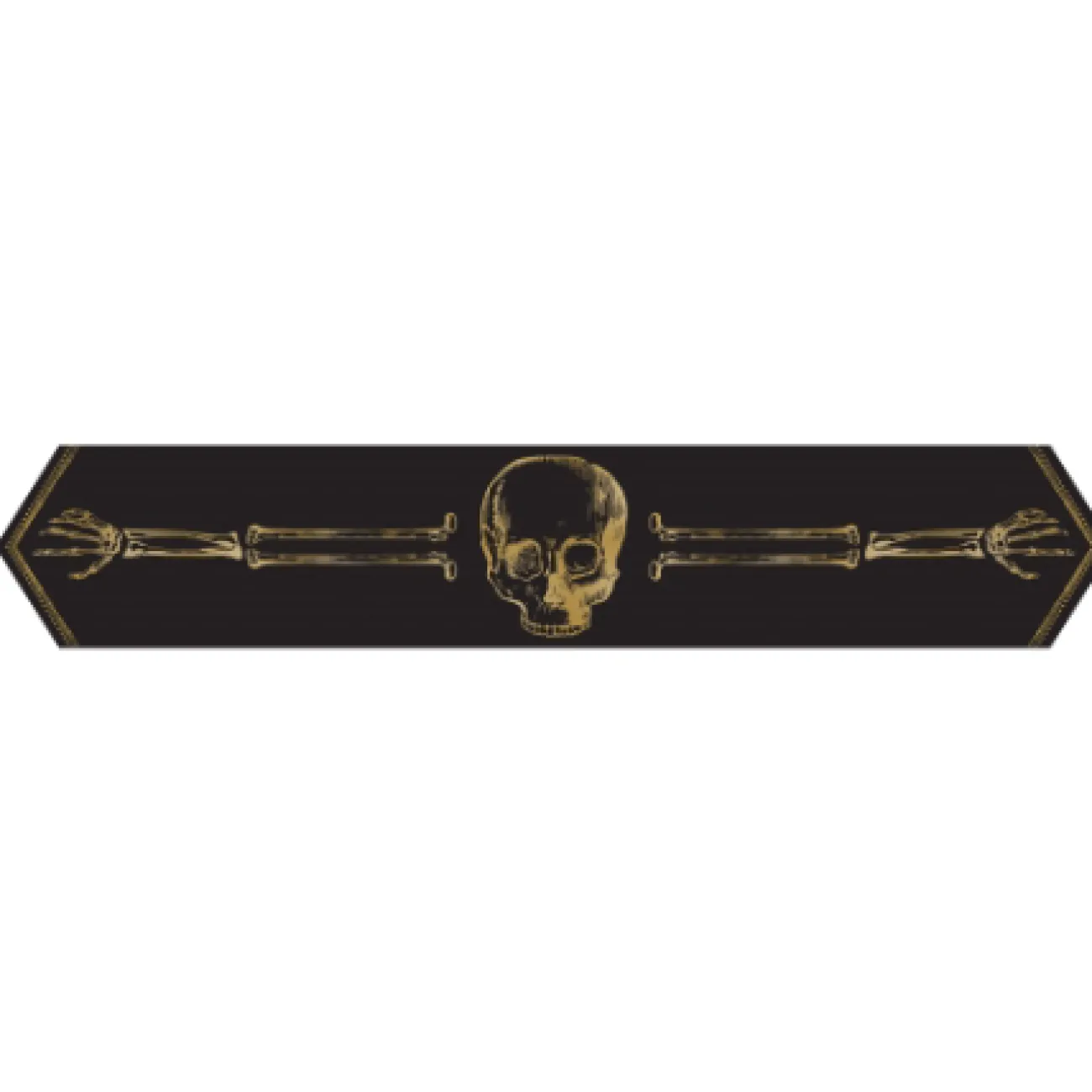 Amscan Skull Table Runner> Scary Skeletons