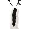 Elope Skunk Ears Headband And Tail Set> Halloween Hats