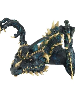 Ghoulish Productions Smoulder The Black Dragon Premium Puppet Mask></noscript> Halloween Masks