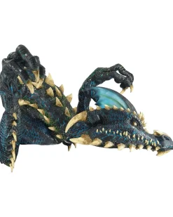 Ghoulish Productions Smoulder The Black Dragon Premium Puppet Mask></noscript> Halloween Masks