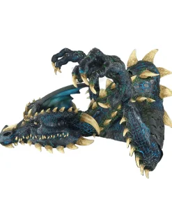 Ghoulish Productions Smoulder The Black Dragon Premium Puppet Mask></noscript> Halloween Masks