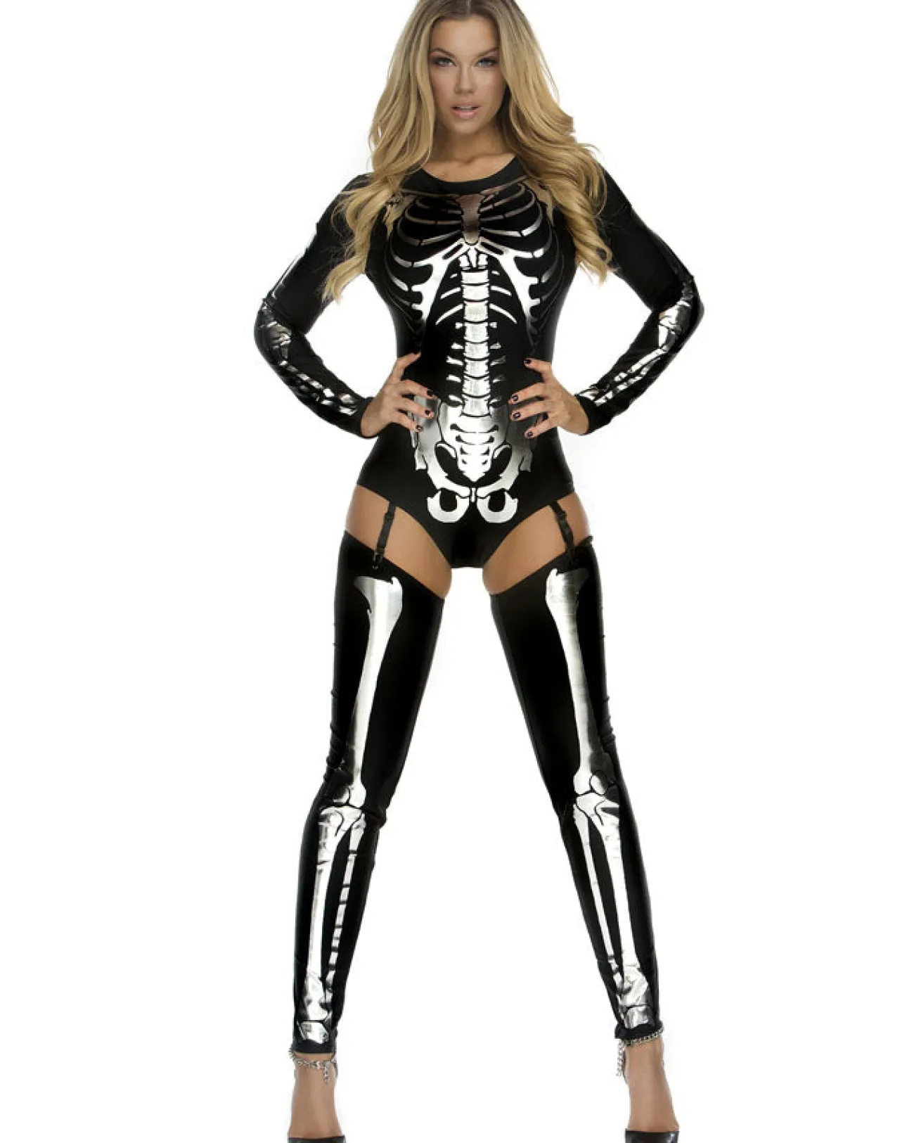 Forplay Snazzy Skeleton Womens Costume>Women Women's Costumes