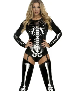 Forplay Snazzy Skeleton Womens Costume><noscript><img width=