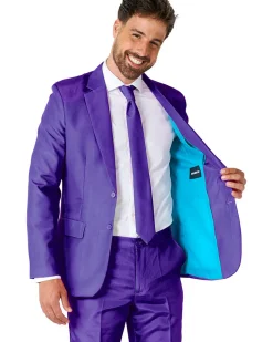 Opposuits Solid Purple Suitmeister><noscript><img width=