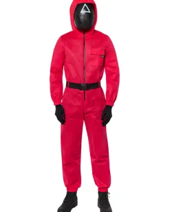 Amscan AU Squid Game Guard Deluxe Adult Costume><noscript><img width=