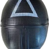 Amscan AU Squid Game Triangle Guard Half Mask> Halloween Masks