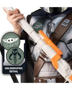 Rubies Star Wars Mandalorian Deluxe Boys Costume><noscript><img width=