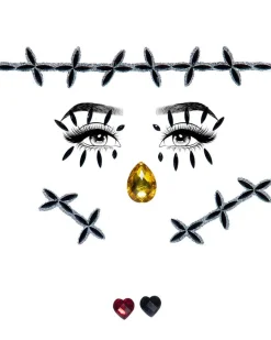 Leg Avenue Stitches Adhesive Face Jewels> Halloween Accessories