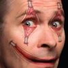 Tinsley Transfers Stretched Skin Fx Trauma Tattoo> Halloween Accessories