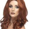 Smiffys Superstar Long Auburn Wig> Halloween Wigs
