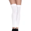 Music Legs Thigh High White Leg Warmers> Halloween Hosiery