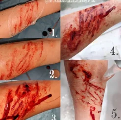 ForensicFX Studios Thin Scrapes Prosthetic> Halloween Accessories