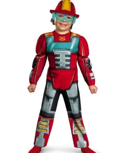 Disguise Transformers Heatwave Rescue Bot Muscle Toddler Costume>Kids Kids Costumes