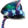 Sweidas Unicorn Sequin Festival Hat With Plait> Halloween Hats