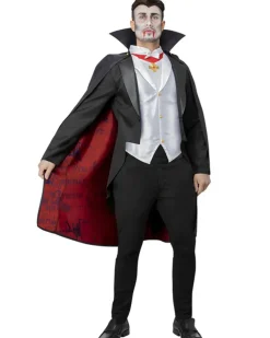 Smiffys Universal Studios Monsters Dracula Vampire Deluxe Mens Costume><noscript><img width=
