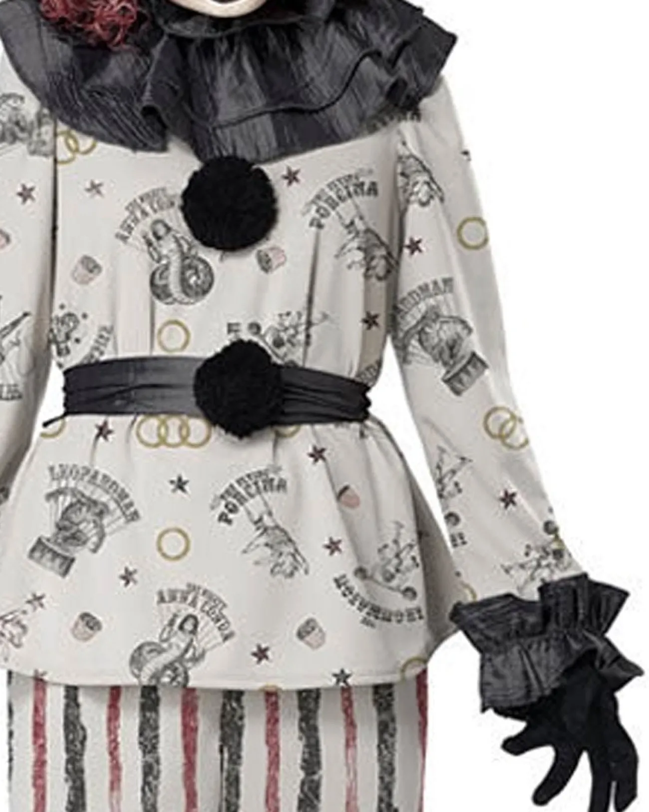 California Costumes Vintage Creepy Clown Womens Costume>Women Women's Costumes