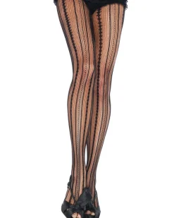 Leg Avenue Vintage Pinstripe Net Pantyhose> Halloween Hosiery
