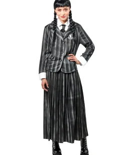 Rubies Wednesday Nevermore Academy Black Wednesday Deluxe Womens Costume><noscript><img width=