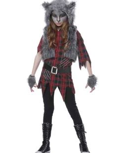 California Costumes Werewolf Girls Costume>Kids Kids Costumes