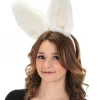 Elope White Bendy Bunny Ears Headband> Halloween Hats
