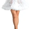 Leg Avenue White Layered Tulle Womens Plus Petticoat> Broken Dolls
