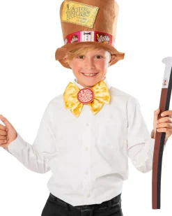 Rubies Willy Wonka Child Felt Top Hat Bow Tie And Cane Set> Halloween Hats