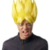 Costume Culture by Franco Yellow Warrior Anime Wig> Halloween Wigs