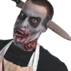 Rubies Zombie Kitchen Knife Through Head Headband> Halloween Accessories